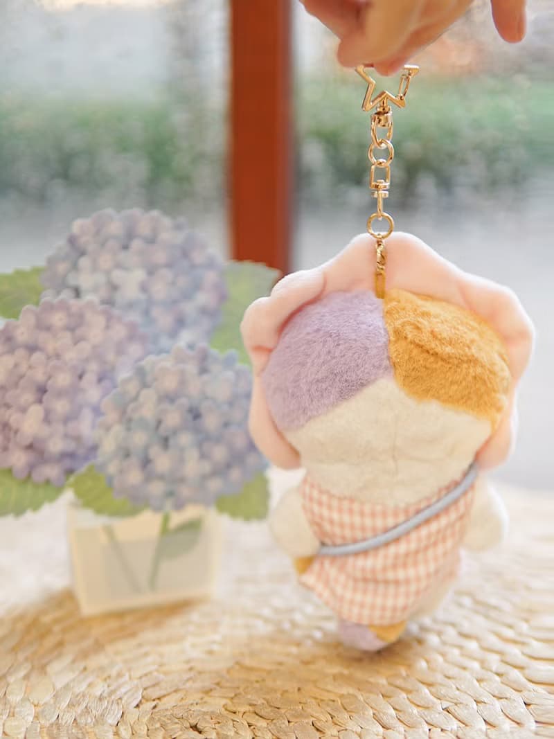 MEWJI妙吉原創可愛貓咪三花貓公仔可愛毛絨玩偶掛件少女禮物