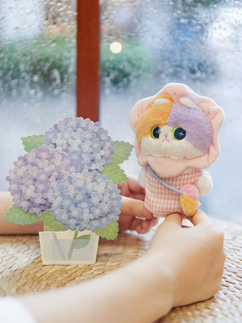 MEWJI妙吉原創可愛貓咪三花貓公仔可愛毛絨玩偶掛件少女禮物
