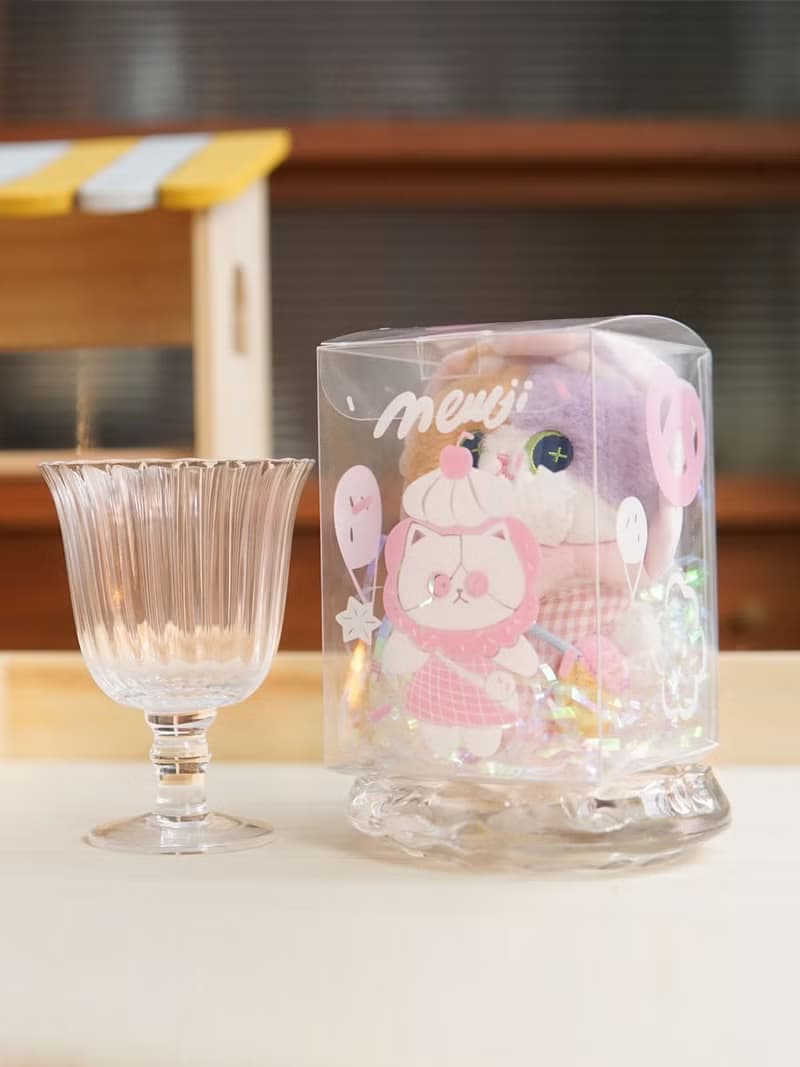 MEWJI妙吉原創可愛貓咪三花貓公仔可愛毛絨玩偶掛件少女禮物