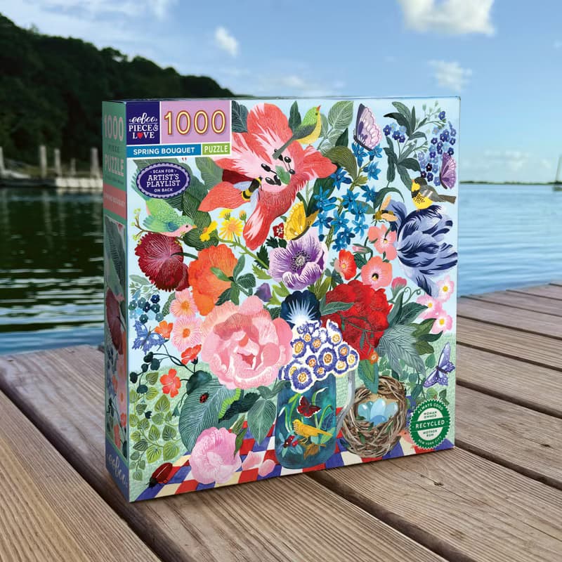 eeBoo 1000片拼圖 - Spring Bouquet 1000 Piece Puzzle 春天花束