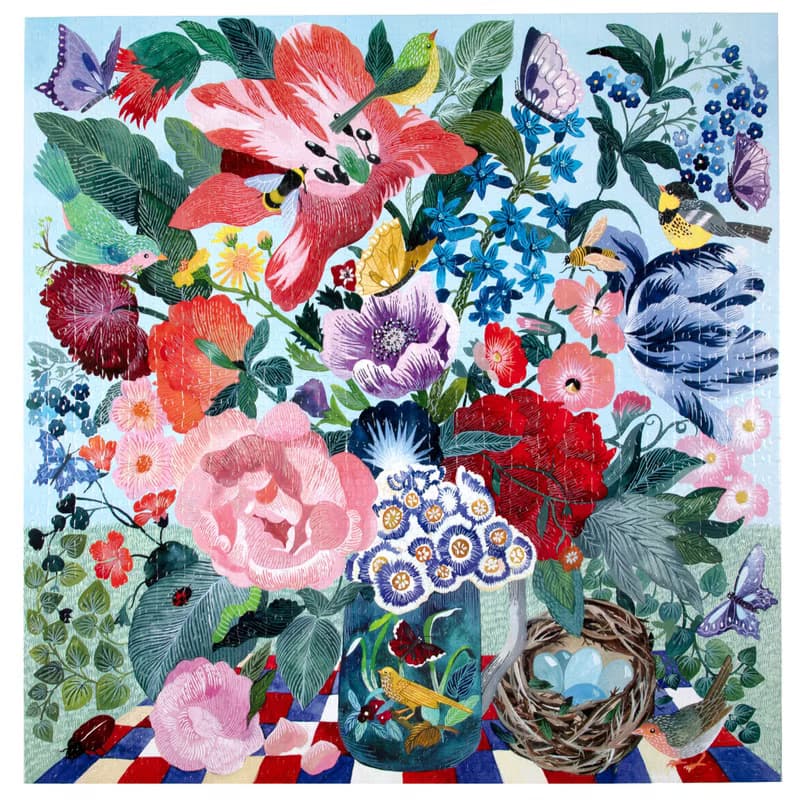 eeBoo 1000片拼圖 - Spring Bouquet 1000 Piece Puzzle 春天花束