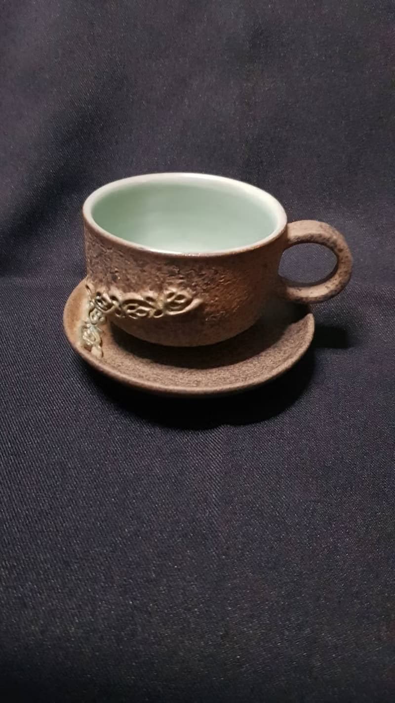 許淑敏  對影 (杯+盤)