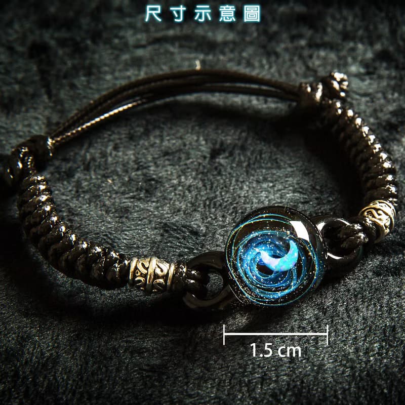 【原創宇宙琉璃手鍊】日本銀河玻璃手鍊聖誕星空送禮生日飾品禮物