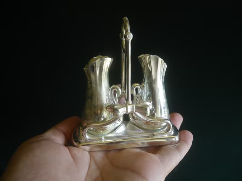 【老時光 OLD-TIME】早期台灣製合金鍍銀調料器