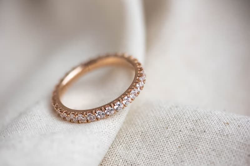 【日常婚戒】Your Wedding Band 鑽石線戒 • 純銀厚鍍18K金