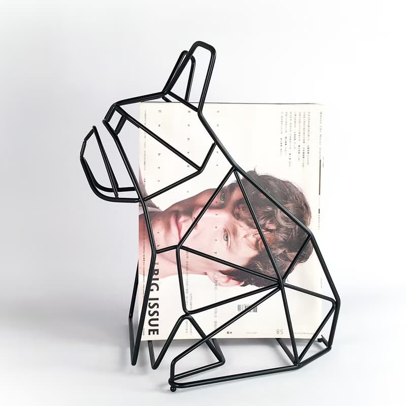 法國鬥牛犬雜誌架 French Bulldog magazine rack