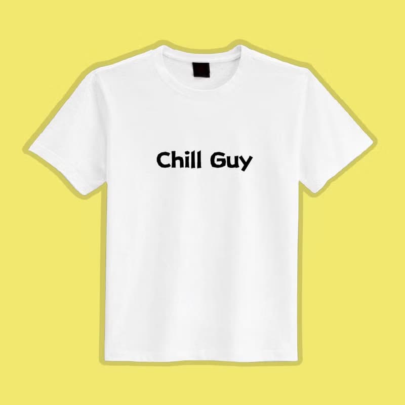 Chill Guy 搞笑 文創 衣服 T恤 黑T 童裝 純棉 吸濕排汗 涼感衣