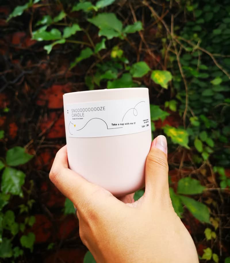 寵物友善|貓狗友善|呼嚕蠟燭-夢中的逗貓棒|霧面陶罐|精油調香