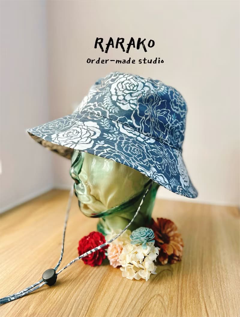 RARAKO樂子-手工帽/情侶漁夫帽/親子遮陽帽-希望之時 銀曜灰