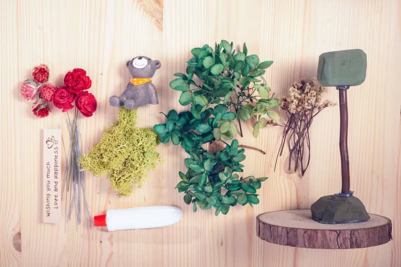【DIY畢業禮物】四季永生花樹DIY課程-夏 材料包+線上教學