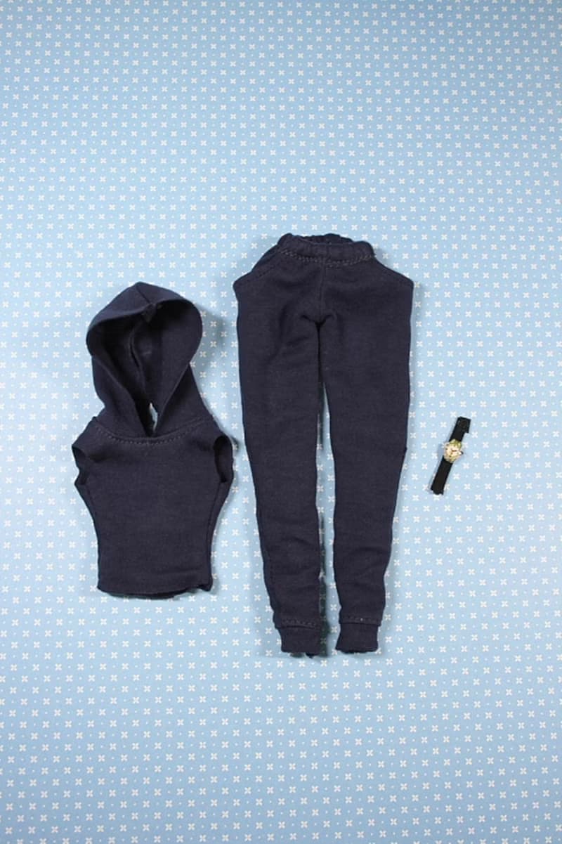 舒適的運動服上衣/褲子套裝+手錶