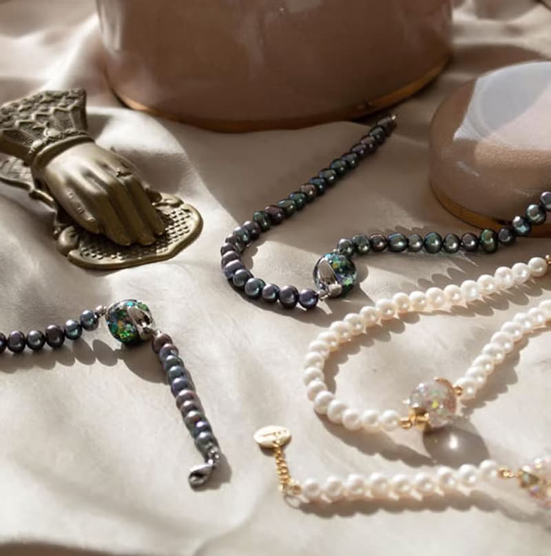 Glam Snowball Pearl Bracelet