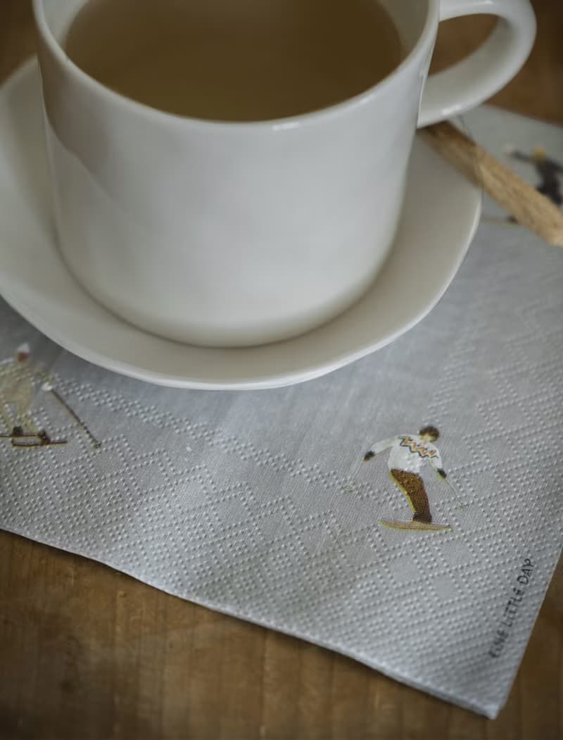 北歐設計師款 - 印花餐巾紙 PAPER NAPKINS SKIERS