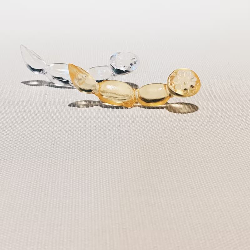 琉璃 蓮藕 茶枕 香插