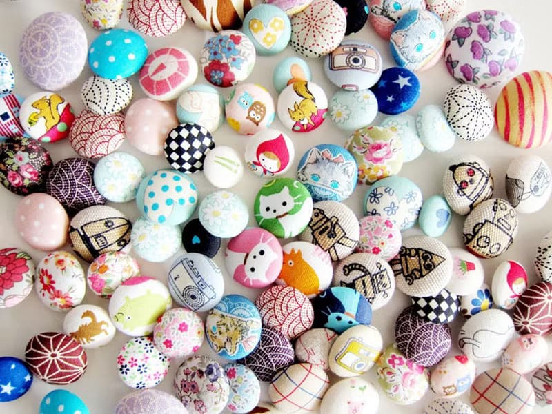 招財貓 鈕釦 布釦 針織 / 編織 / 縫紉 DIY材料 手作材料