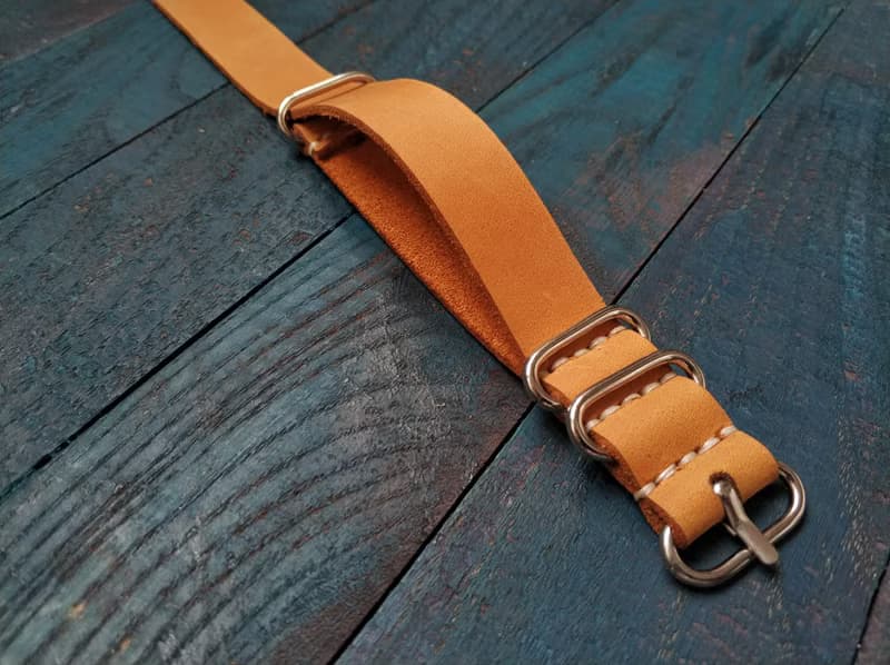 Leather watch strap, Leather Watch Band NATO, Handmade Watch Band, 18 mm, 20 mm,