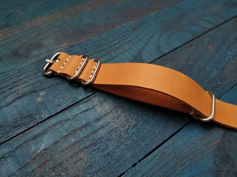 Leather watch strap, Leather Watch Band NATO, Handmade Watch Band, 18 mm, 20 mm,