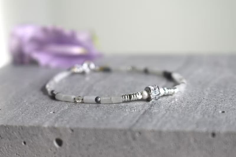 四月誕生石 手鍊 白水晶 鋯石 - 密技 -