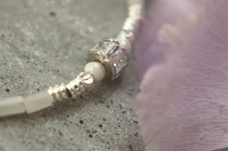 四月誕生石 手鍊 白水晶 鋯石 - 密技 -