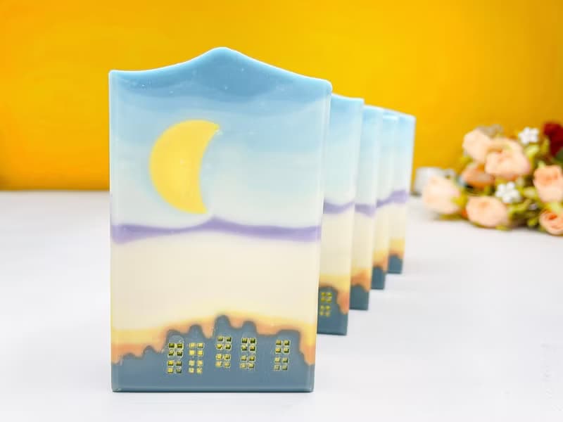 【24h出貨】夜色∣30%杏核芝麻護膚皂 冷製皂 禮物皂 禮盒 謝師禮