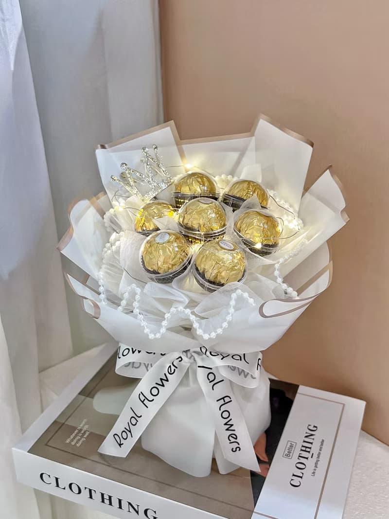 法式皇冠 金莎花束