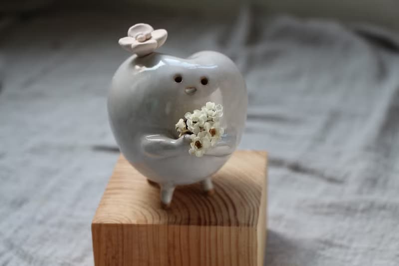 送你一顆心陶哇娃 花器 擴香