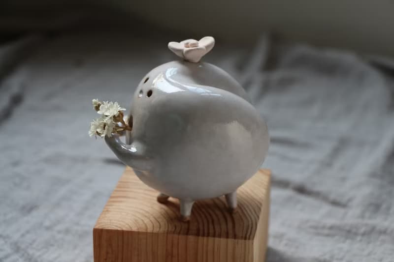 送你一顆心陶哇娃 花器 擴香