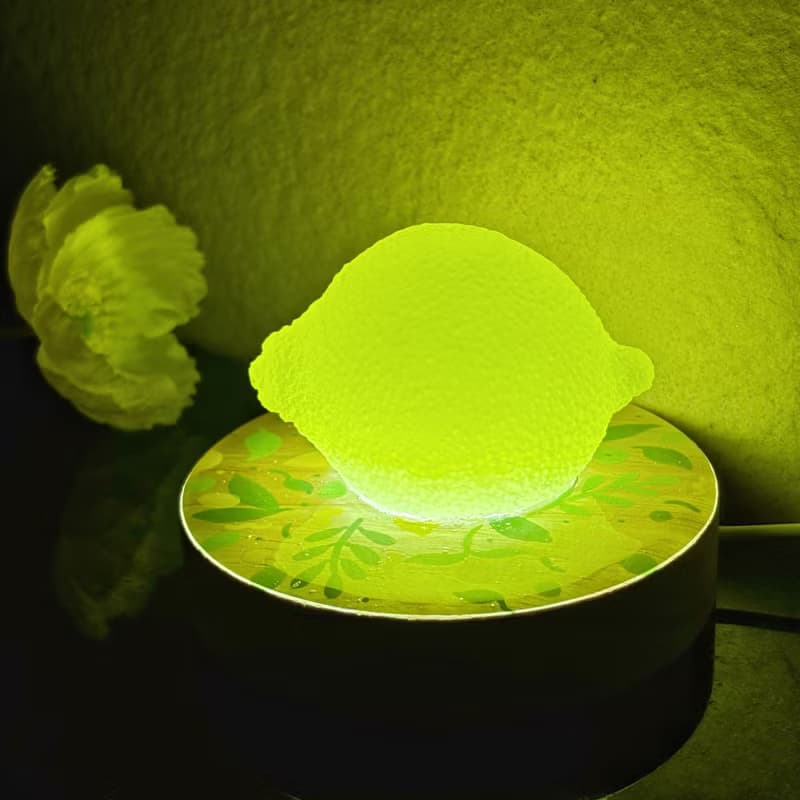 檸檬造型氣氛燈 小夜燈 手繪桌燈 床頭燈 生日禮物