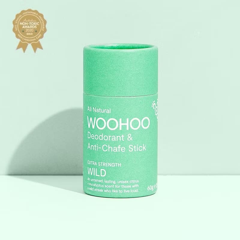 澳洲Woohoo神奇體香棒活力款 |汗味 體味 老人味 長效體香 無鋁鹽