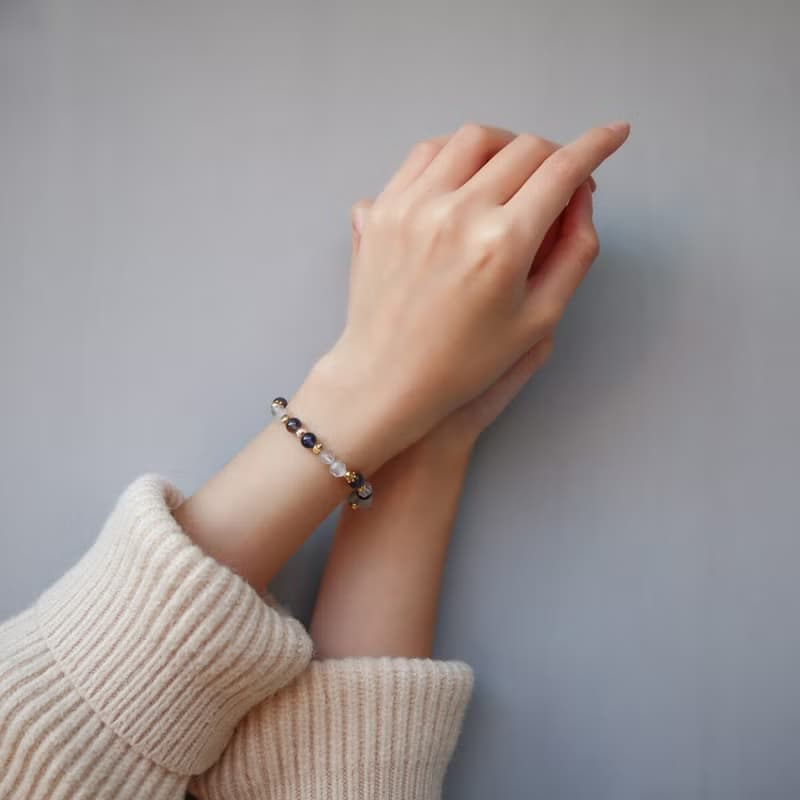 航海家的浪漫情懷 | A34堇青石雲水晶手鍊