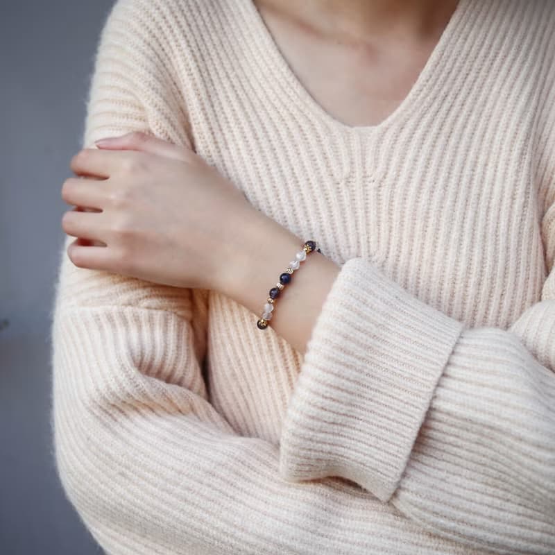 航海家的浪漫情懷 | A34堇青石雲水晶手鍊