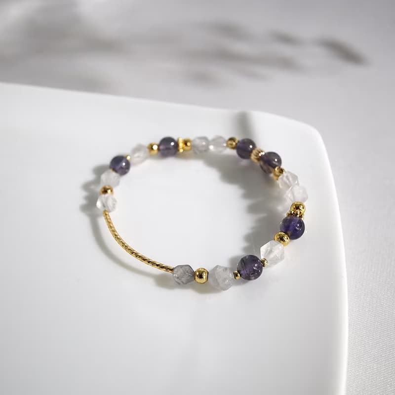 航海家的浪漫情懷 | A34堇青石雲水晶手鍊