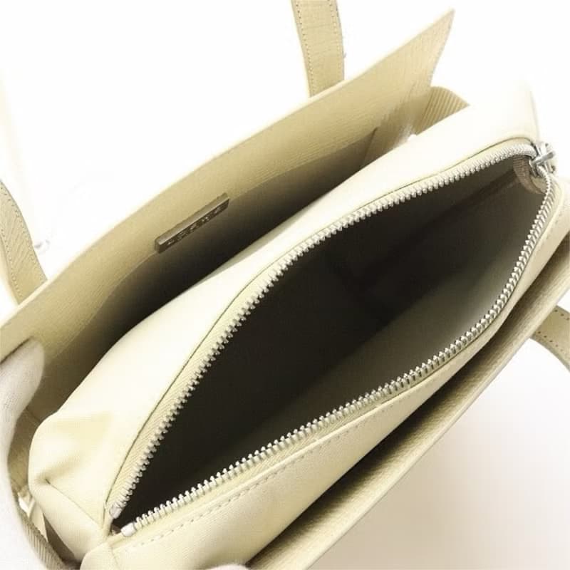 稀有中古二手Loewe米白分層復古包皮革托特包側背孭單肩小包手袋