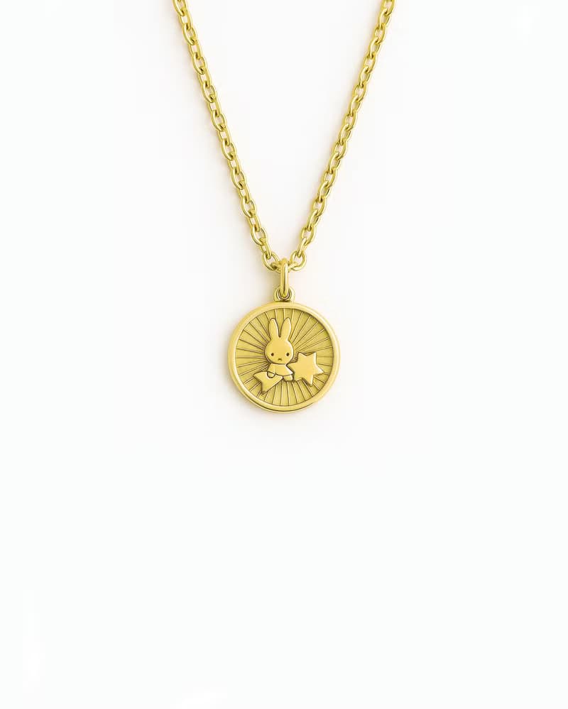 【Pinkoi x miffy】米菲雙面項鏈 月亮與星星的浪漫故事