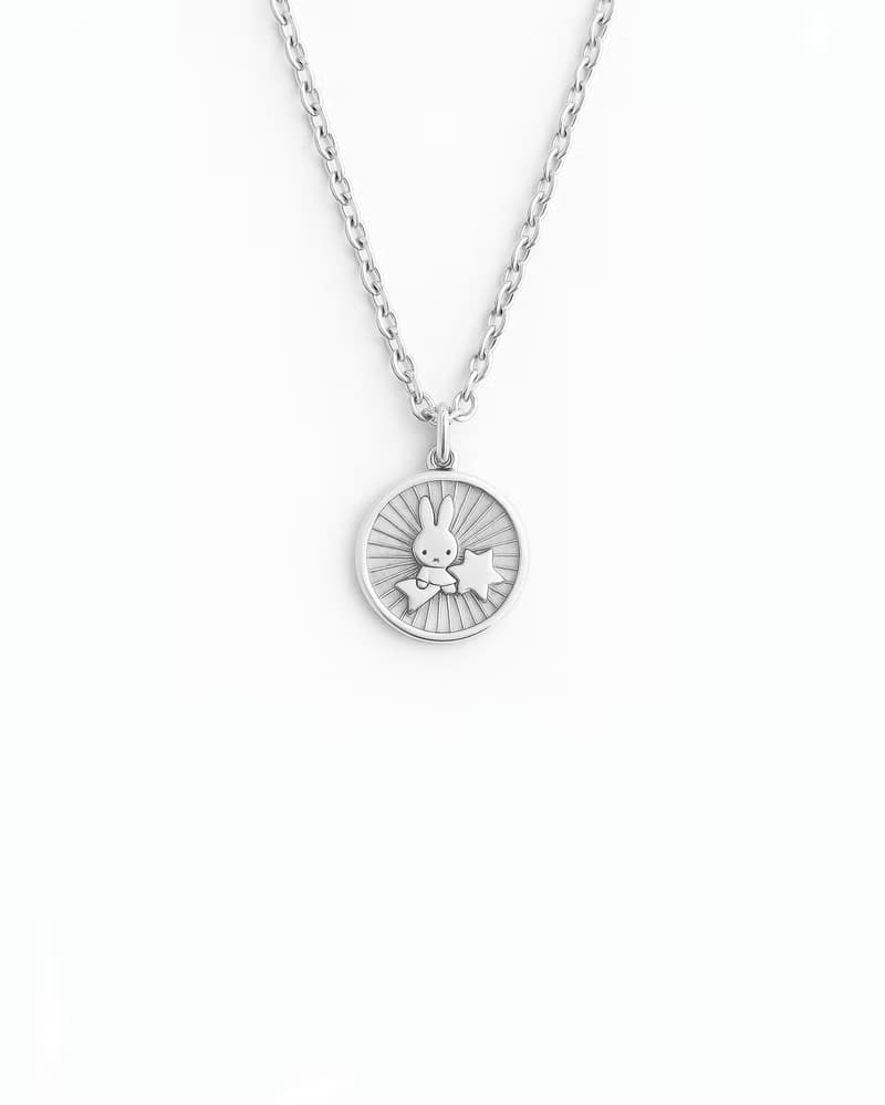 【Pinkoi x miffy】米菲雙面項鏈 月亮與星星的浪漫故事