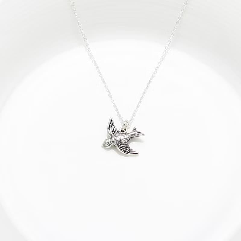 【Angel & Me】展翅 飛翔 小鳥 s925 純銀 項鍊 生日 聖誕節禮物