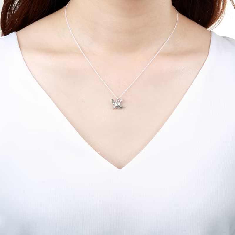 【Angel & Me】展翅 飛翔 小鳥 s925 純銀 項鍊 生日 聖誕節禮物