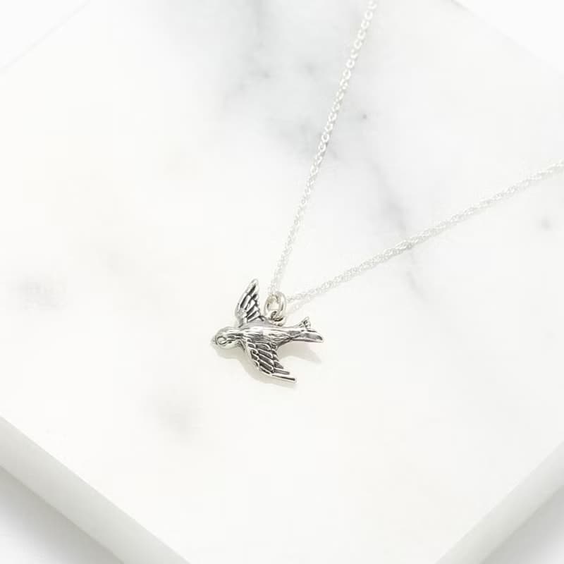 【Angel & Me】展翅 飛翔 小鳥 s925 純銀 項鍊 生日 聖誕節禮物