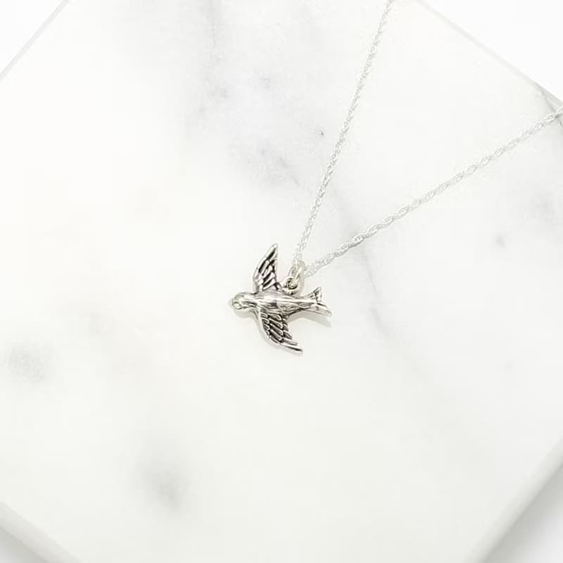 【Angel & Me】展翅 飛翔 小鳥 s925 純銀 項鍊 生日 聖誕節禮物