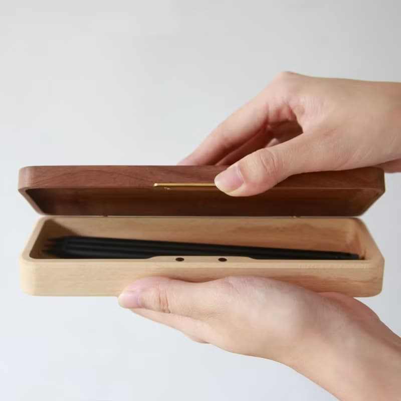 Goody Bag 木質筆盒雙入組(可挑色/贈刻字) 居家辦公小物  送禮包
