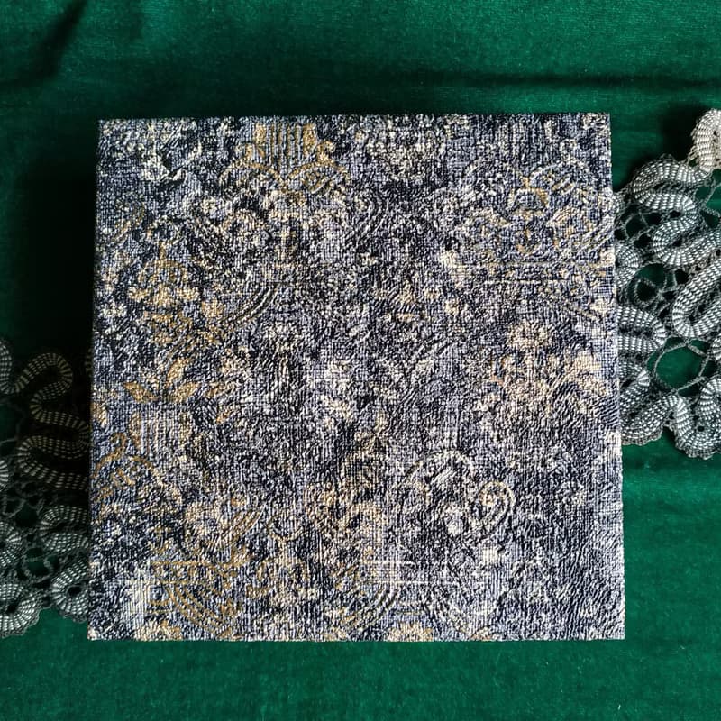 Black Valentines gift of two black frames with hearts in gift box