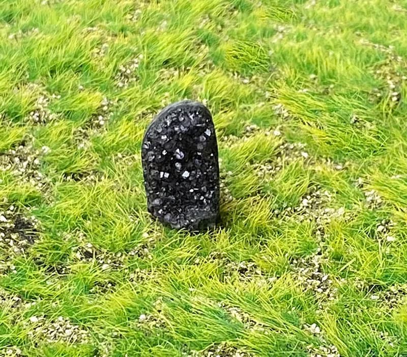 小小能量擺件-天然小小迷你滿天星紫晶鎮 紫水晶 辦公室 療癒