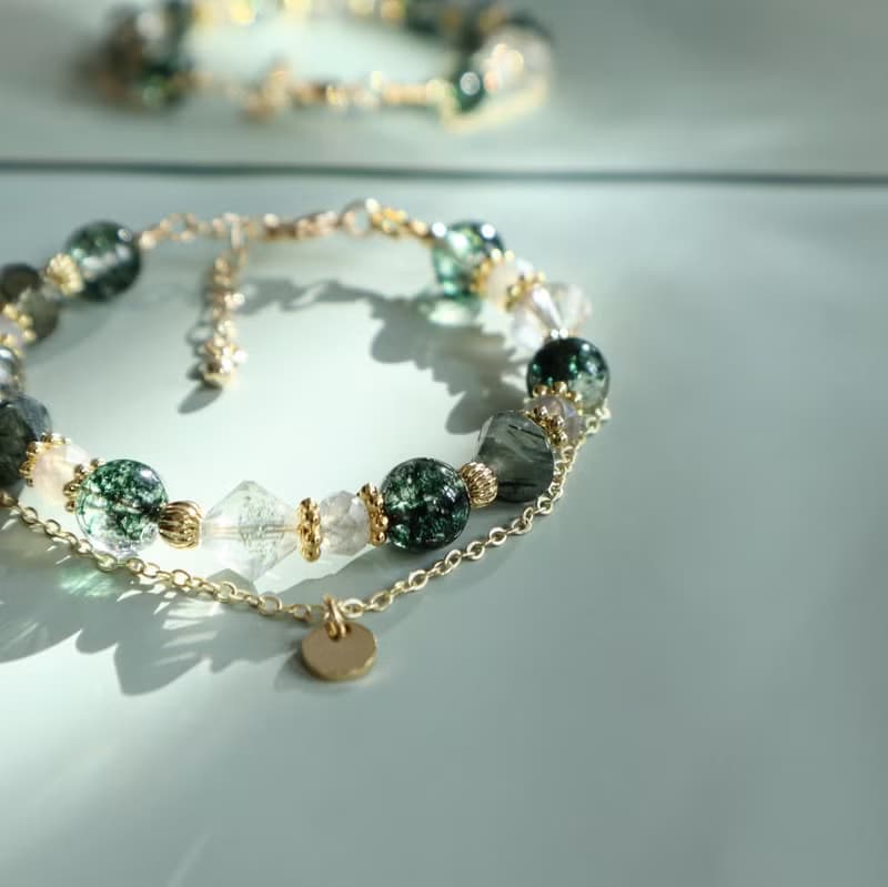 | 曉山 | 綠幽靈爆花珠系列 | 事業運| 提升自信| 增強財運