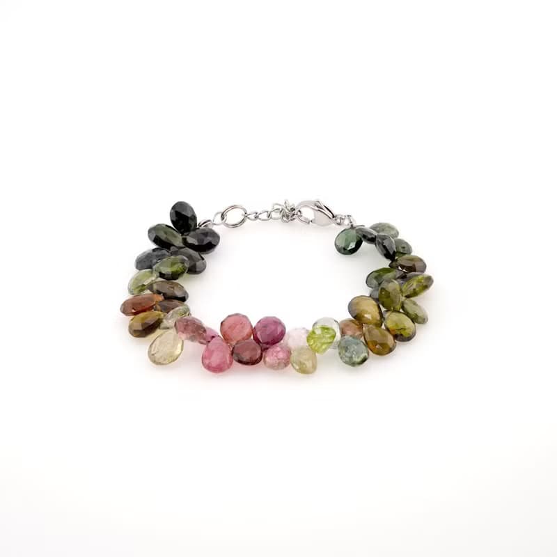 寶麗金珠寶-天然彩色碧璽手鍊