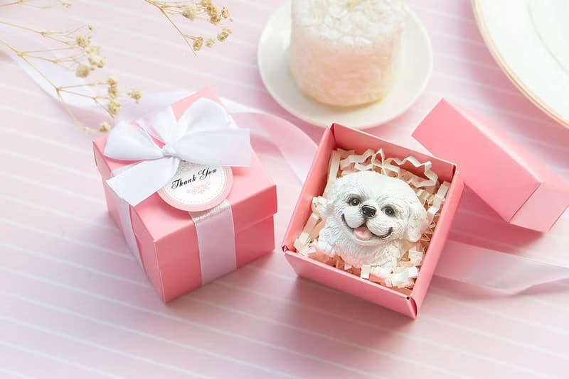 PINK盒裝 大頭款小狗磁鐵 小禮盒 創意文具 驚喜抽獎 婚禮小物