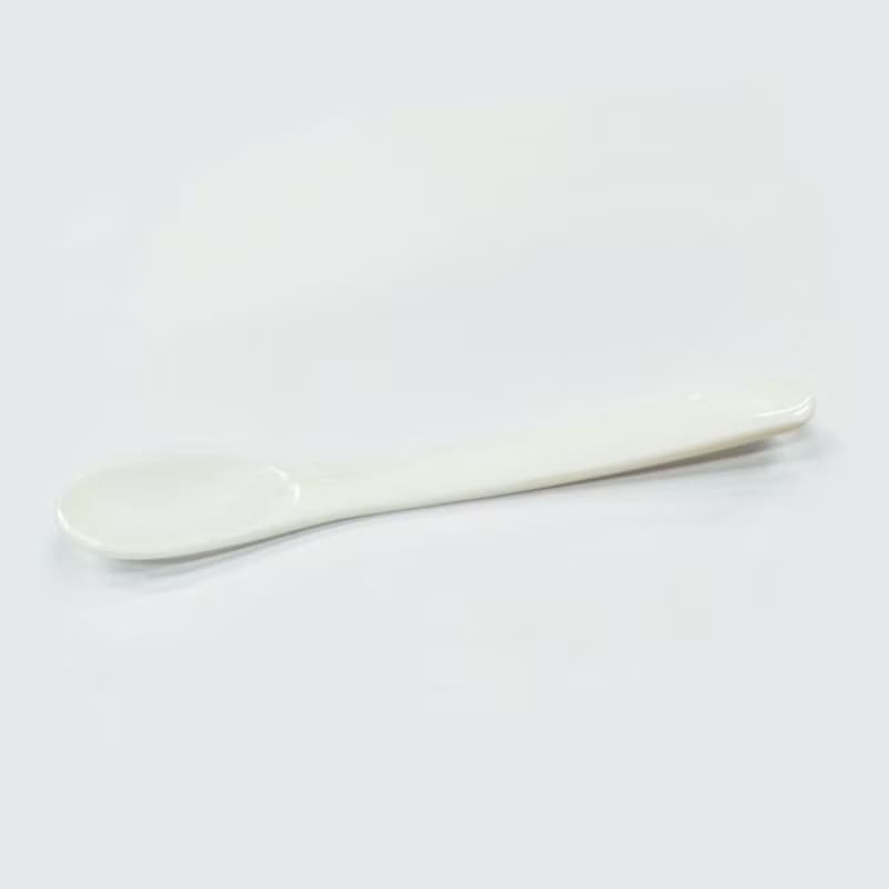 禮物 | 珍珠母貝 白色蛋糕湯匙 /來自澳洲的天然貝殼