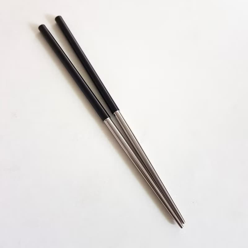 口袋裏質感隨身筷 / 黑色 筷子 專用刷 白盒 / 優雅 便利 攜帶