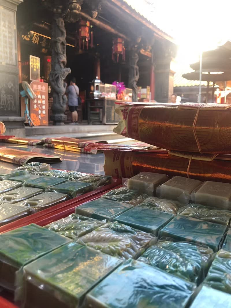 午時水艾草平安手工皂 龜背葉 夜夜平安2入 北港媽祖廟