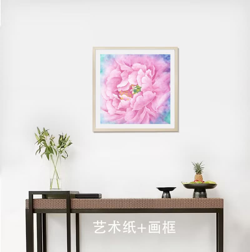 雍容華貴牡丹花掛畫-客廳背景牆/臥室/喬遷禮/新年佈置/新居禮物