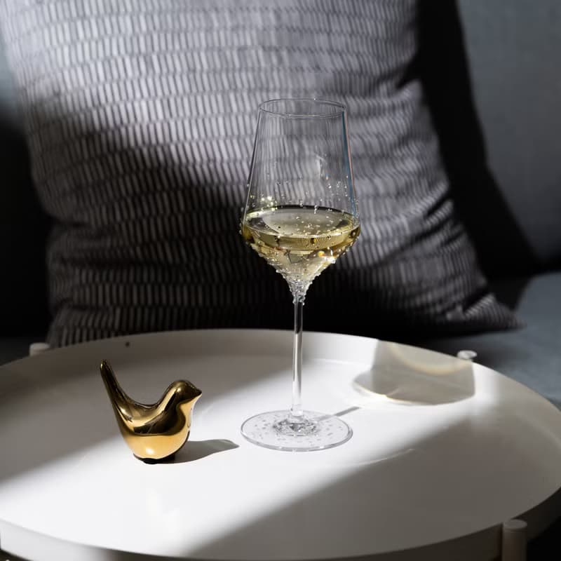 【GRANDI】奧地利 極光380 會呼吸的白酒杯 施華洛世奇水鑽白酒杯